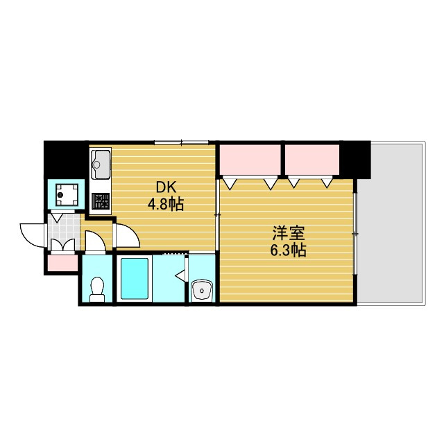 プルミエール江坂の間取り