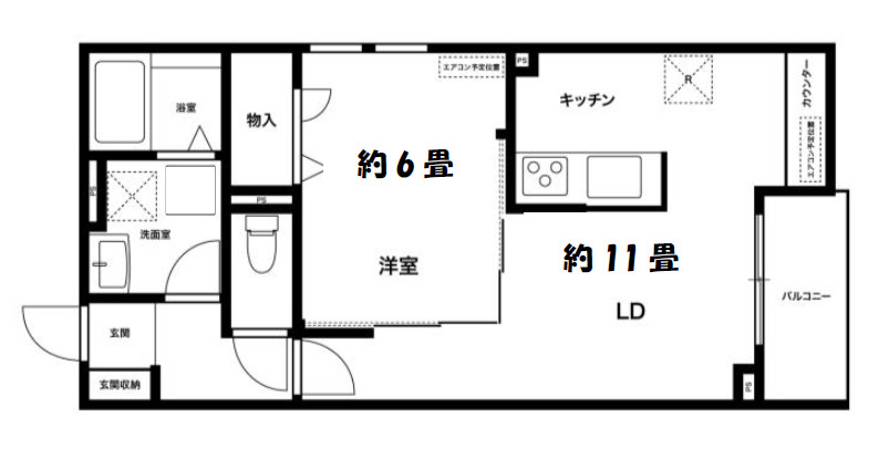 エルデ武蔵小山Ｂの間取り