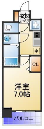 【間取り】 | プレサンス水都OKAWA