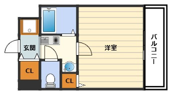 エスリード東梅田の間取り