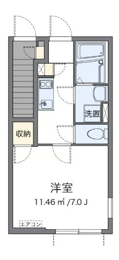 クレイノ若葉の間取り