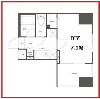 【間取り】 | ルクレ錦糸町