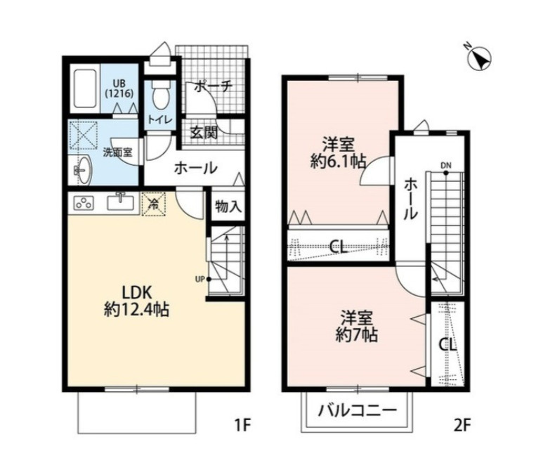 アスピリア a la modeの間取り