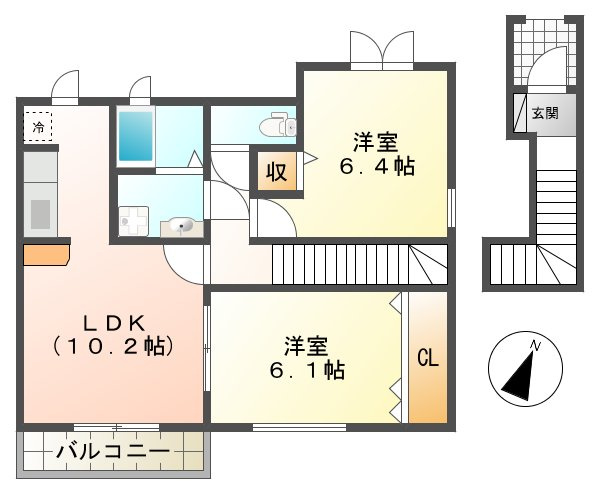 フリーデンハオスの間取り