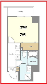 【間取り】 | ドゥーエ五反野