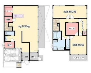 明石市朝霧山手町の間取り