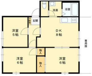 フレグランス東二見の間取り