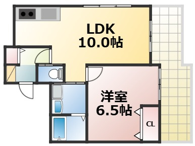 【間取り】 | ジェイプライド東小橋　仲介手数料無料