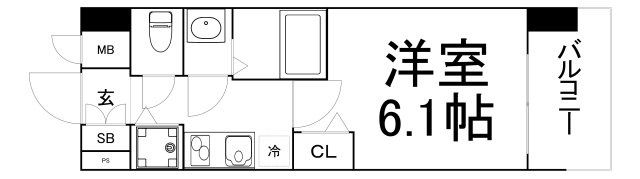 【間取り】 | プレサンス玉造駅前