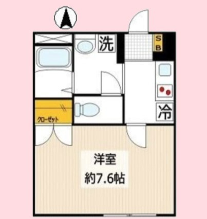 クロノス東大宮の間取り