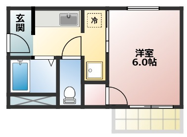 【間取り】 | ハイツ中井
