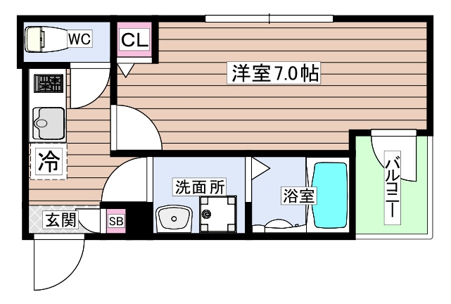 【間取り】 | ハーモニーテラス西中島南方
