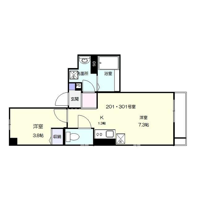アクシス池袋の間取り