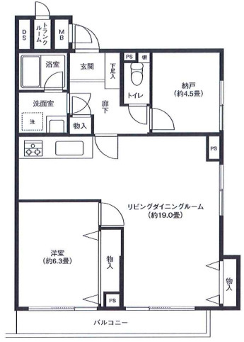 フレール宮の坂の間取り