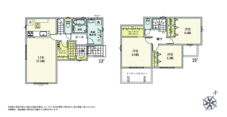 取手市新取手2丁目03期　新築戸建の間取り