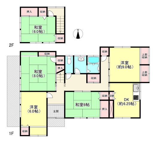 【 売主 】横浜市戸塚区柏尾町　戸建の間取り