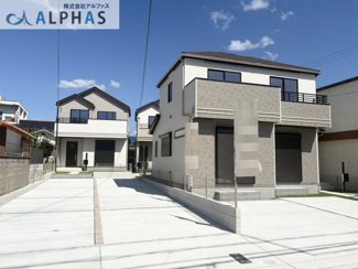 【外観】 | 明石市魚住町西岡　新築戸建 | ■2026年9月完成♪新築分譲販売中♪
■閑静な住宅街にある3区画♪