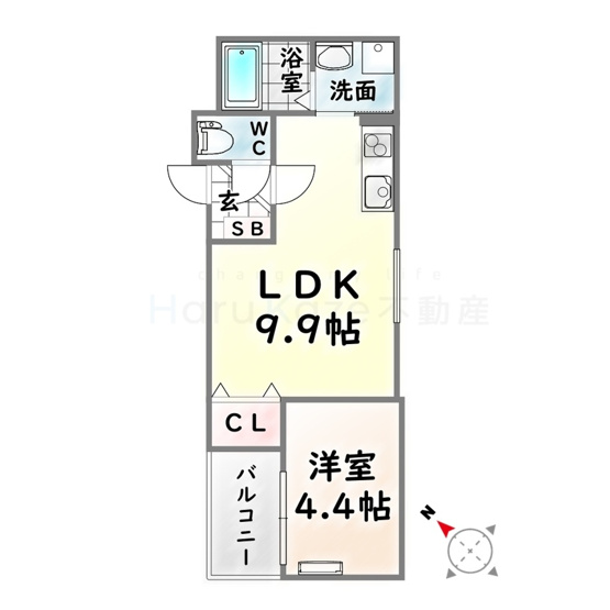 【間取り】 | F asecia Superbe【名古屋市賃貸・ネット無料】