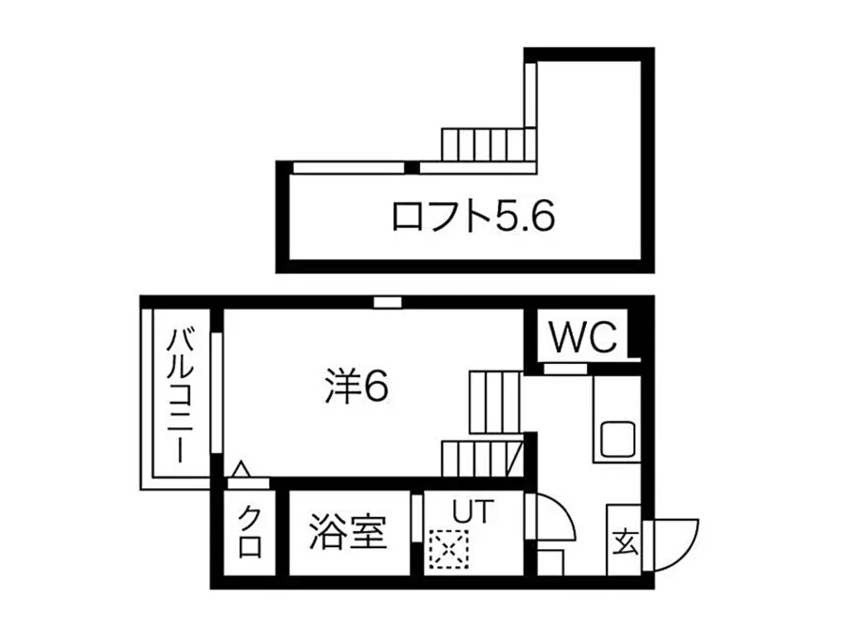 ハーモニーテラス川名町　名古屋市昭和区1棟売りアパートの間取り