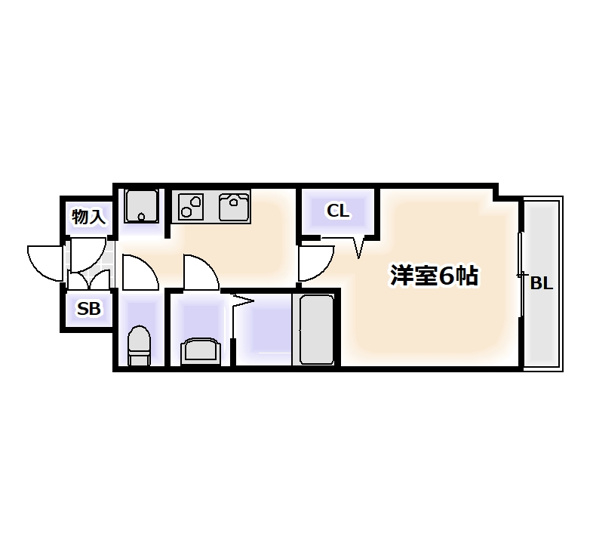 【間取り】 | プレサンス大正エミナンス