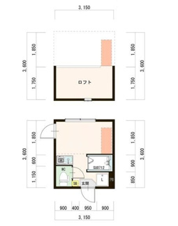 【間取り】 | ハーモニーテラス千住東Ⅱ | 間取りです。