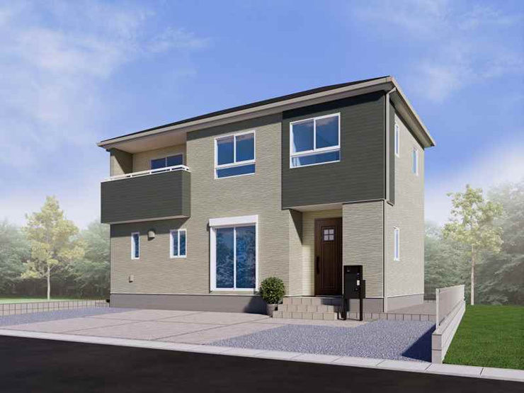 [新築住宅] 深谷市緑ケ丘 全2区画の完成予想図