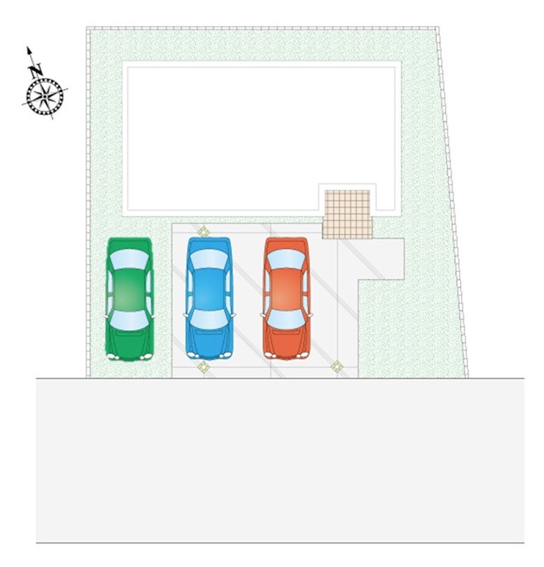 [新築住宅] 深谷市緑ケ丘 全2区画の区画図