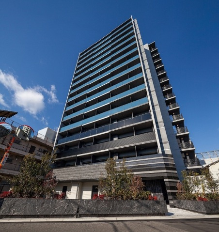 LaSante観音本町の外観|RC造15階建てマンション