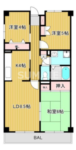 ドエル葛飾の間取り