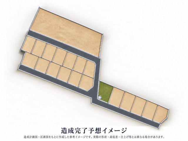 邑久町山田庄18区画　Triple　Terrace　OKU　⑮号地の土地図