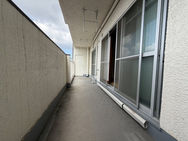 足立ハイマートのバルコニー