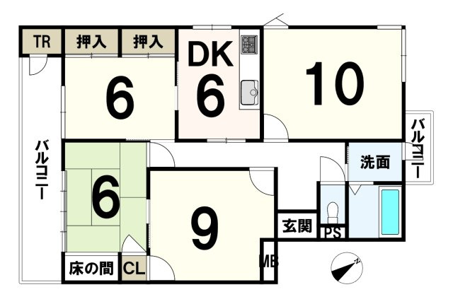 足立ハイマートの間取り