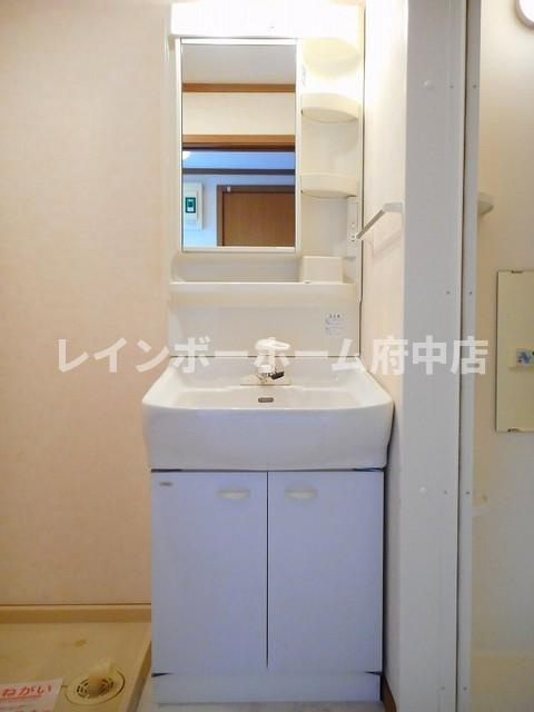 オレンジコートの独立洗面台