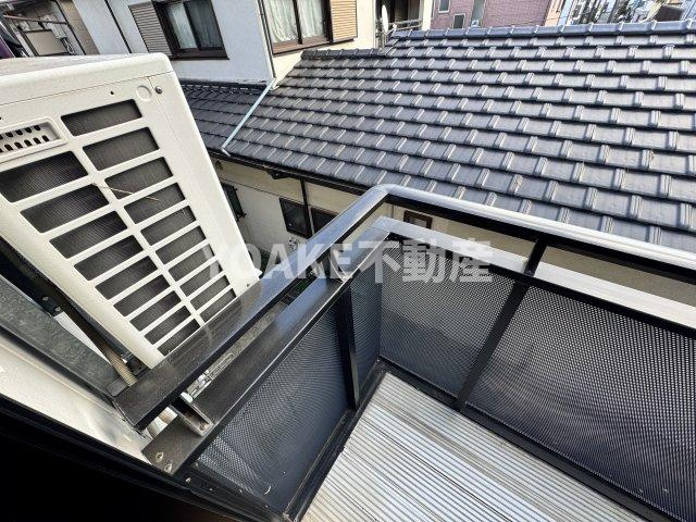 グリーンフロント中央林間のバルコニー|別号室の写真となります。現況優先。