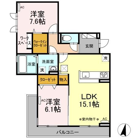 エクレールの間取り