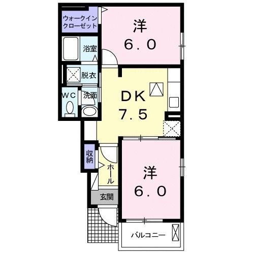 【間取り】 | シエルエトワレ2(シエルエトワレツー)