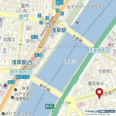 【地図】 | クレアシオン浅草