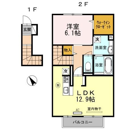 グランクレール自由が丘の間取り