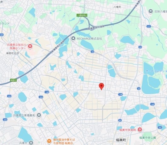 加古郡稲美町加古　中古戸建の地図