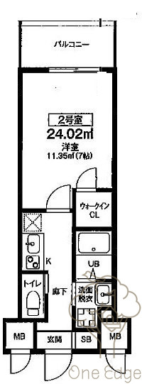 ビガーポリス405同心Ⅲの間取り