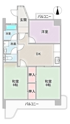ユニーブル上社の間取り