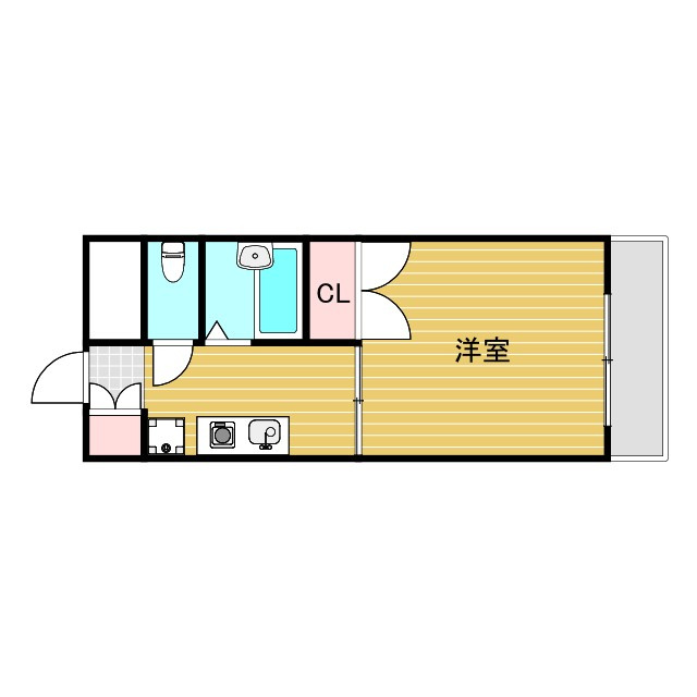 R・マンションの間取り