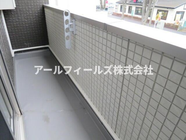 ノエル新松戸のバルコニー
