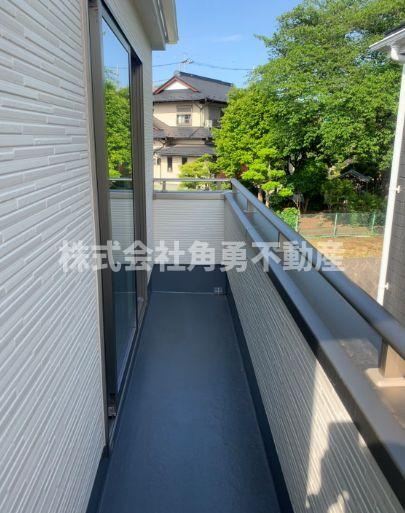 平塚市長持18期　新築一戸建て　1号棟の内観：施工例|《施工例》バルコニー