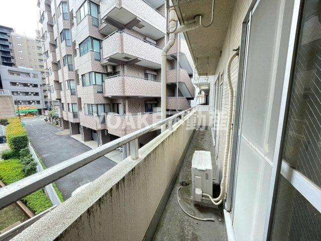 高峰コーポⅡのバルコニー
