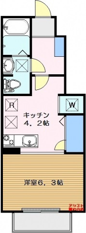 ボヌール旗の台の間取り