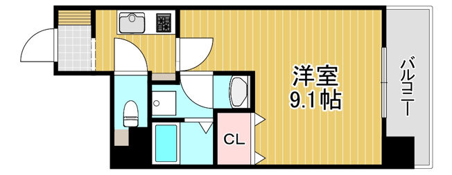 【間取り】 | LafortⅡ城北公園通