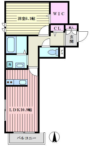 グリシーヌ石神井公園の間取り