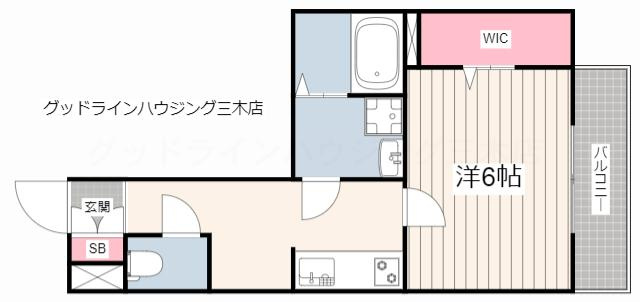 セジュール　大村の間取り