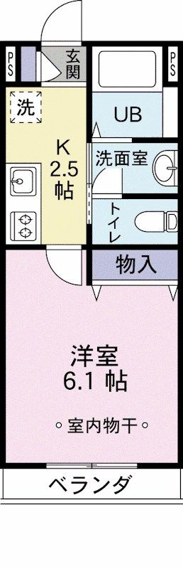 クレセント西新宿Ⅱ の間取り|間取りです。